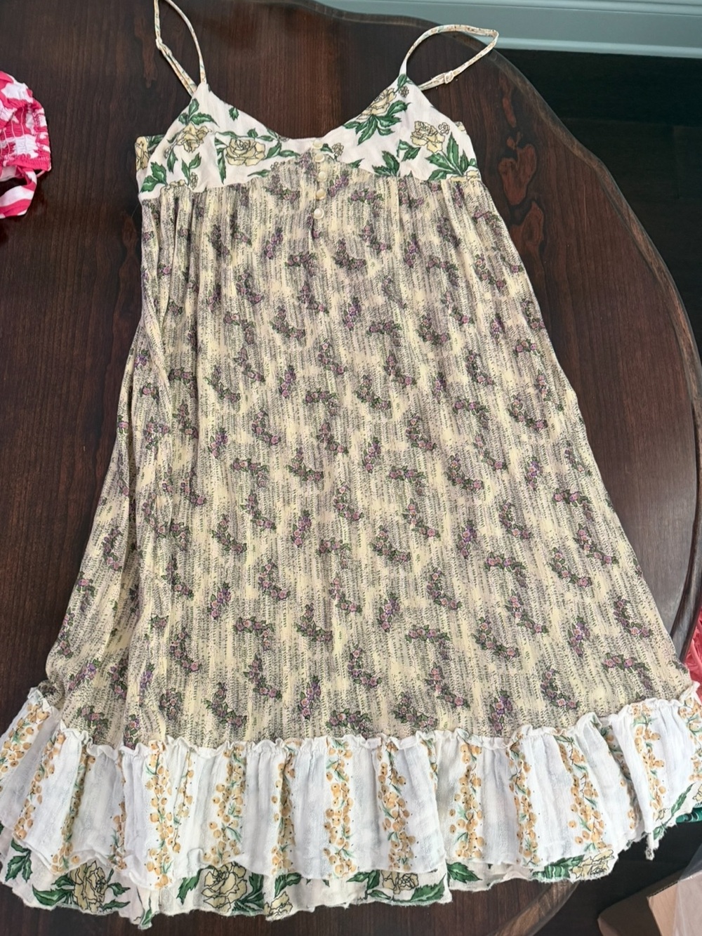 Free People Floral Vintage Midi Dress